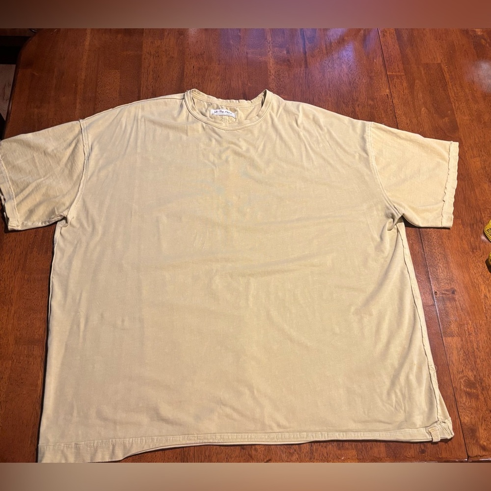 #FP38 NWOT Free People Yellow Phoenix Tee SMALL